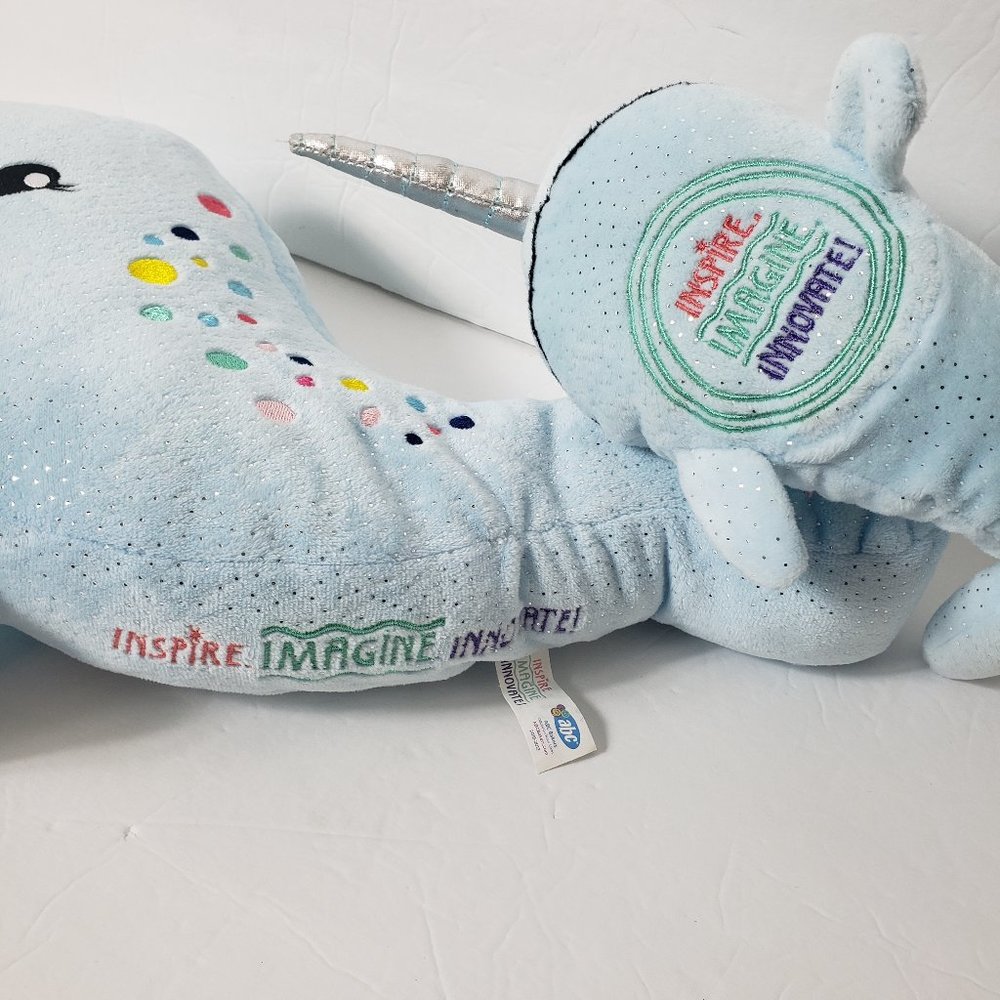 Blue Stuffed Narwhal Baby & Mama Narwhals - Picture 4 of 9